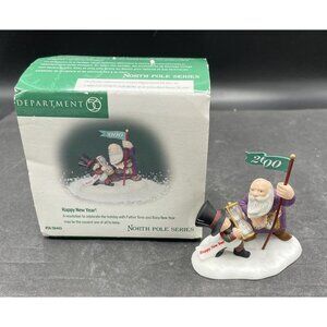 Vintage Deptartment 56 Happy New Year North Pole Series 2000 Millenium